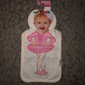 Just Add A Kid Oversize Ballerina Bib, New